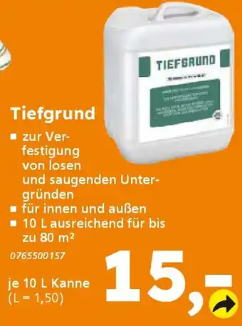 Globus Baumarkt Tiefgrund Angebot