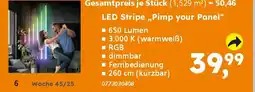 Globus Baumarkt LED Stripe „Pimp your Panel" Angebot