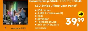 Globus Baumarkt LED Stripe „Pimp your Panel" Angebot