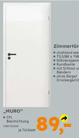 Globus Baumarkt Zimmertür ,,MURO" Angebot