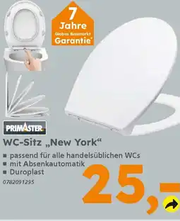 Globus Baumarkt PRIMASTER WC-Sitz „New York“ Angebot