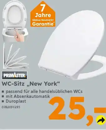 Globus Baumarkt PRIMASTER WC-Sitz „New York“ Angebot