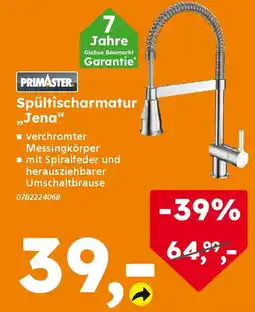 Globus Baumarkt PRIMASTER Spültischarmatur „Jena“ Angebot