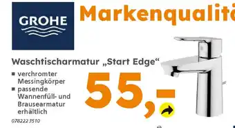 Globus Baumarkt Waschtischarmatur „Start Edge" Angebot