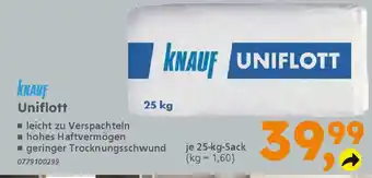 Globus Baumarkt KNAUF Uniflott Angebot