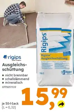 Globus Baumarkt Rigips Ausgleichsschüttung Angebot