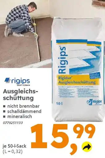 Globus Baumarkt Rigips Ausgleichsschüttung Angebot