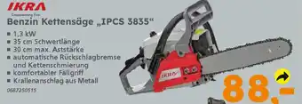 Globus Baumarkt IKRA Benzin Kettensäge „IPCS 3835" Angebot