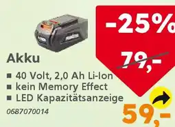 Globus Baumarkt PRIMASTER Akku Angebot