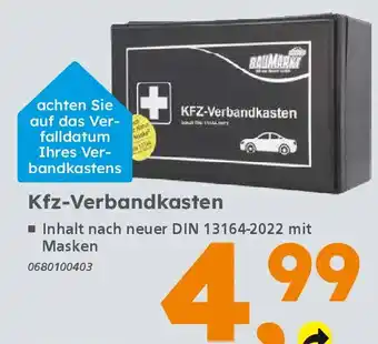 Globus Baumarkt KFZ-Verbandkasten Angebot