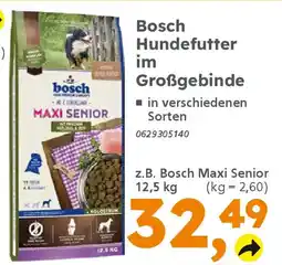 Globus Baumarkt Bosch Hundefutter im Großgebinde Angebot