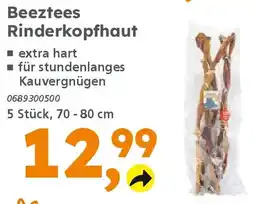 Globus Baumarkt Beeztees Rinderkopfhaut Angebot