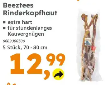Globus Baumarkt Beeztees Rinderkopfhaut Angebot