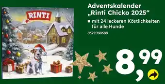 Globus Baumarkt RINTI Adventskalender ,,Rinti Chicko 2025" Angebot