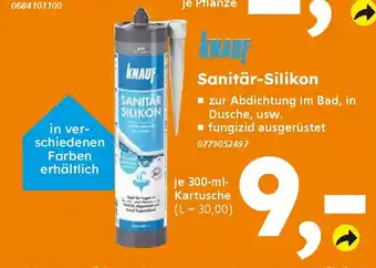 Globus Baumarkt KNAUF Sanitär-Silikon Angebot
