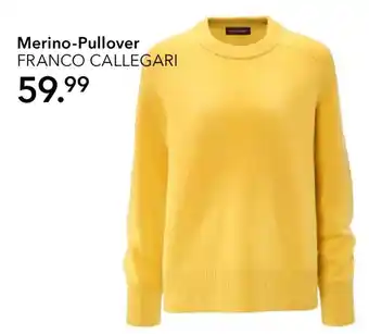 Peek & Cloppenburg Hamburg FRANCO CALLEGARI Merino-Pullover Angebot