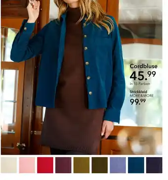 Peek & Cloppenburg Hamburg Marie Lund Cordbluse Angebot