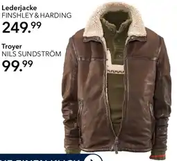 Peek & Cloppenburg Hamburg FINSHLEY & HARDING Lederjacke Angebot