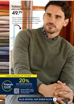 Peek & Cloppenburg Hamburg NILS SUNDSTRÖM Pullover Angebot