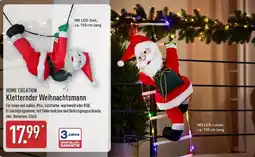 Aldi Nord HOME CREATION Kletternder Weihnachtsmann Angebot