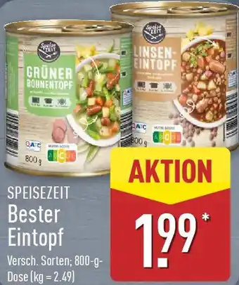 Aldi Nord SPEISEZEIT Bester Eintopf Angebot
