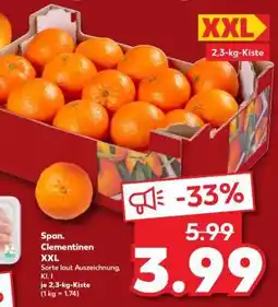 Kaufland Span. Clementinen XXL Angebot