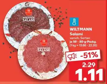Kaufland Wiltmann Salami Angebot