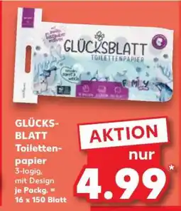 Kaufland GLÜCKSBLATT Toilettenpapier Angebot