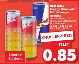 Kaufland RED BULL Energy Drink oder Erfrischungsgetränk Angebot