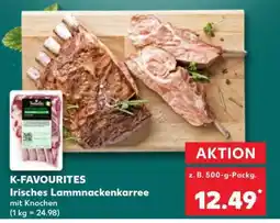 Kaufland K-FAVOURITES Irisches Lammnackenkarree mit Knochen Angebot