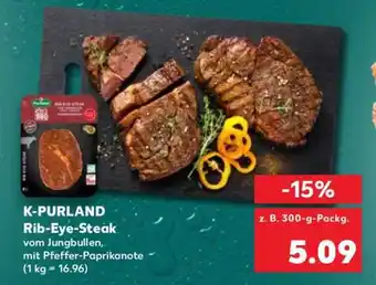Kaufland K-PURLAND Rib-Eye-Steak Angebot