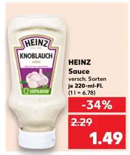 Kaufland HEINZ Sauce Angebot