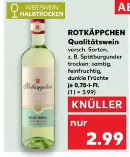 Kaufland ROTKÄPPCHEN Qualitätswein Angebot