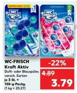 Kaufland WC FRISCH Kraft aktiv Angebot