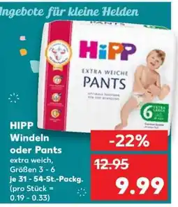 Kaufland HIPP Windeln oder Pants Angebot