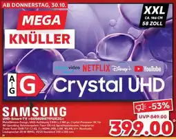 Kaufland SAMSUNG UHD-Smart-TV GU58AU8079UXZG Angebot