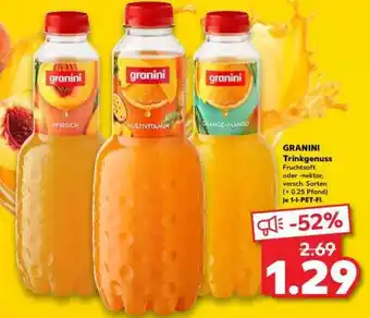 Kaufland Granini Trinkgenuss Angebot