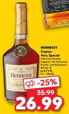 Kaufland HENNESSY Cognac Very Special Angebot