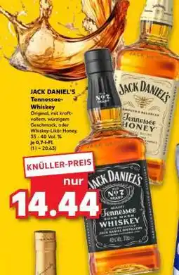 Kaufland Jack Daniel’s Tennessee Whiskey Angebot