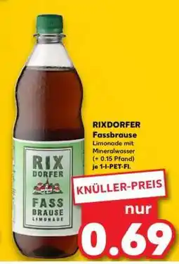 Kaufland RIXDORFER Fassbrause Angebot