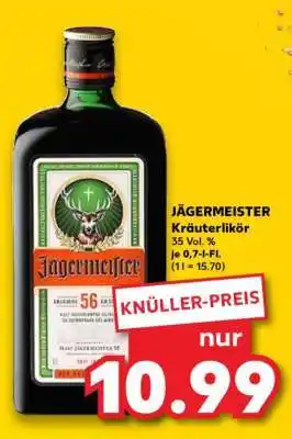 Kaufland Jägermeister Kräuterlikör Angebot