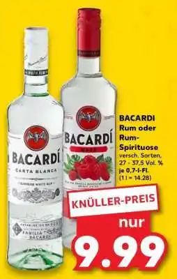 Kaufland BACARDI Rum oder Rum-Spirituose Angebot