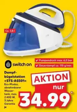 Kaufland Dampfbügelstation STS-A0301 Angebot