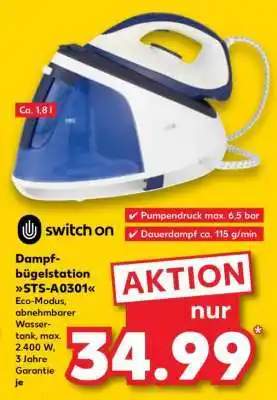 Kaufland Dampfbügelstation STS-A0301 Angebot