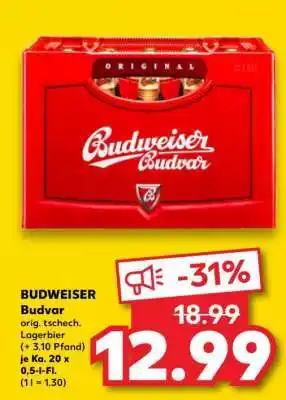 Kaufland Budweiser Budvar Angebot