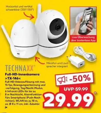 Kaufland Full-HD-Innenkamera TX-146 Angebot