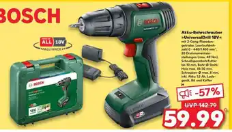 Kaufland Akku-Bohrschrauber UniversalDrill 18V Angebot