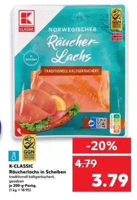 Kaufland Räucherlachs in Scheiben Angebot