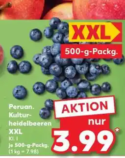Kaufland Peruan. Kulturheidelbeeren XXL Angebot