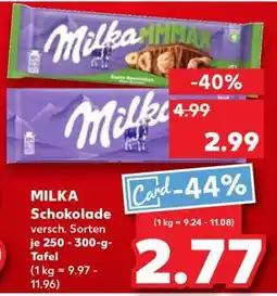 Kaufland MILKA Schokolade Angebot